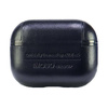 Original Handyhülle APPLE AIRPODS PRO 2 Audi Leather Big Logo Cover (AU-APP2-GT/D3-BK) schwarz