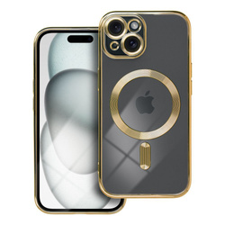 Futerał Electro Mag Cover kompatybilny z MagSafe do IPHONE 15 złoty