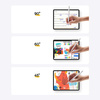 Aktiver Stift für iPad Baseus Smooth Writing 2 SXBC060202 – weiß