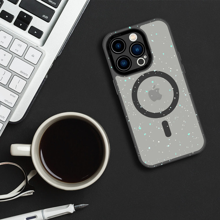 Tel Protect Magnetic Splash Frosted Case do Iphone 15 Czarny