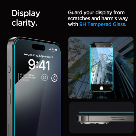 SPIGEN GLAS.TR EZ FIT IPHONE 15 PRO MAX CLEAR 2-PACK