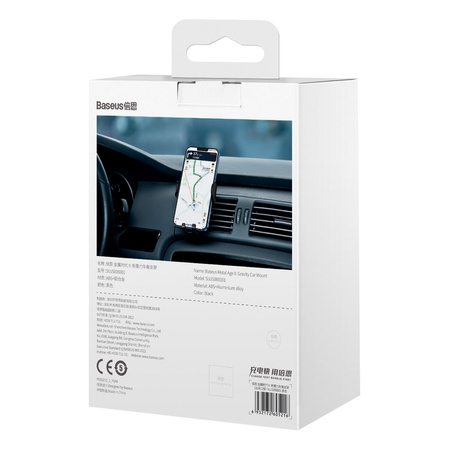 Baseus Metal Age II gravitational grip on the car grid - black