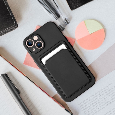 Futerał CARD CASE do IPHONE 15 PRO MAX czarny