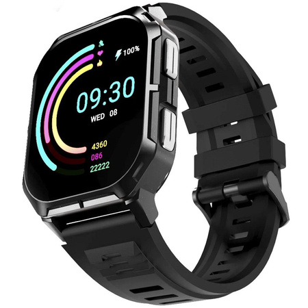 HIFUTURE smartwatch sportowy z fukncją rozmowy ULTRA3 (IP68) czarny
