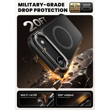 SUPCASE IBLSN ARES FLIP MAG MAGSAFE IPHONE 17 AIR BLACK