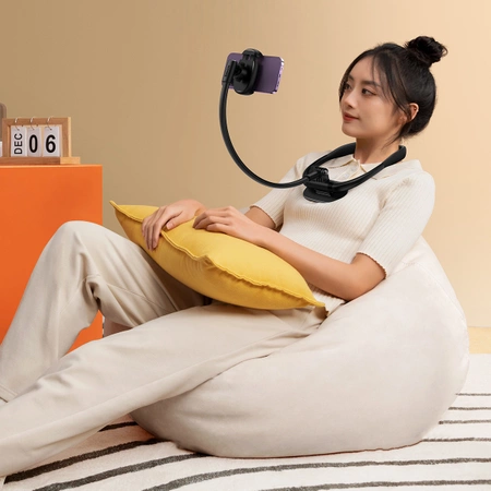 Baseus ComfortJoy Series universelle Nackenhalterung, Telefonständer schwarz (LUGB000001)