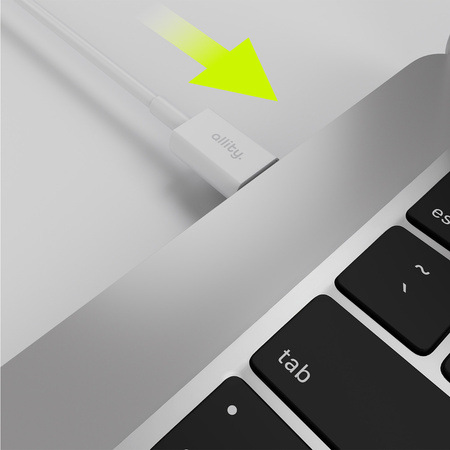 Allity kabel AUC-03 USB-C - USB-C 1,0 m 100W biały