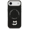 Karl Lagerfeld Choupette Pin MagSafe Case for iPhone Air Black