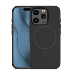 Nakładka Silicone Thin Mag do iPhone 17 Pro 6,3" czarna
