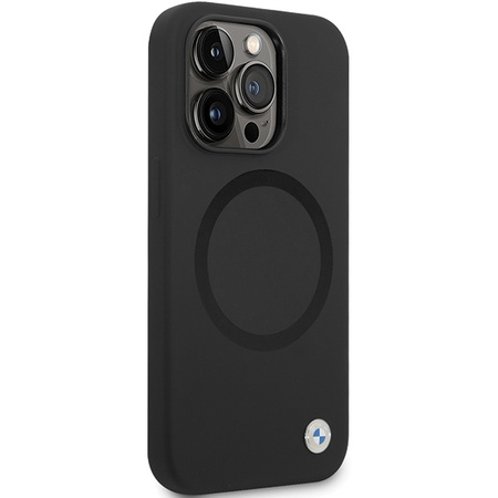 Original Case IPHONE 14 PRO MAX BMW Signature Liquid Silicone MagSafe (BMHMP14XSILBK2) black