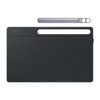 Flip case with stand for Samsung Galaxy Tab S9+ Smart Book Cover - black