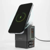 Stacja ładująca SBS Power Dock 6w1 z MagSafe, podstawką i kablami USB-C 65W – czarna