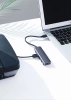 Ugreen USB HUB - 4x USB 3.2 Gen 1 with micro USB power port gray (CM219 50985)