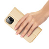 Dux Ducis Skin Pro kabura etui pokrowiec z klapką iPhone 14 Max złoty