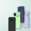 Nillkin CamShield Silky Silicone Case iPhone 14 Hülle mit Kameraabdeckung blau
