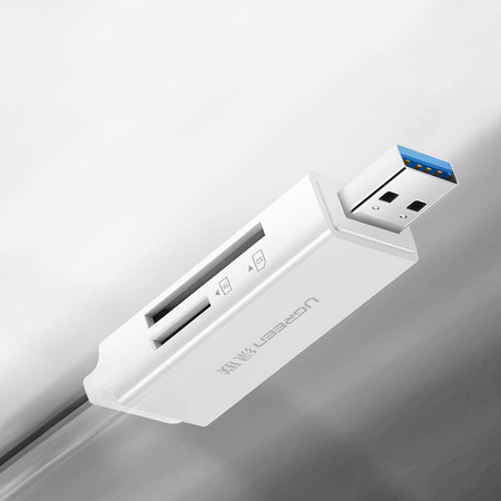 Ugreen przenośny czytnik kart TF/SD pod USB 3.0 czarny (CM104)