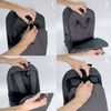 Wozinsky bicycle trunk bag backpack 2in1 40l black (WBB33BK)