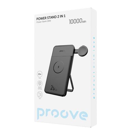 Proove power bank Power Stand 2 w 1 20W 10000mAh czarny