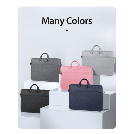 DUX DUCIS LBTC - torba na laptop 15.5-16" Horizontal Handbag - ciemno szary
