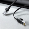 Baseus High Speed ​​flaches Ethernet CAT6 RJ45 Netzwerkkabel 0,5 m – schwarz