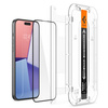 TEMPERED GLASS Spigen GLAS.TR "EZ FIT" FC IPHONE 15 BLACK