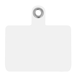 Wkładka plastikowa do telefonu pod zawieszkę / średnio miękka - transparent