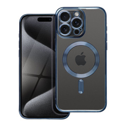Futerał Electro Mag Cover kompatybilny z MagSafe do IPHONE 15 PRO MAX tytanowy niebieski