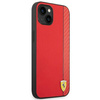 Oryginalne Etui IPHONE 14 PLUS Ferrari Hardcase Carbon (FEHCP14MAXRE) czerwone