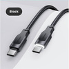 USAMS Kabel USB-C na USB-C PD Fast Charging 1,2m 100W Lithe Series czarny/black SJ567USB01(US-SJ567)