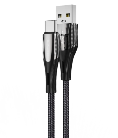 JELLICO kabel B18 USB-C 3.1A 1M Czarny
