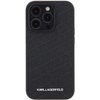 Karl Lagerfeld Quilted K Pattern Hülle für iPhone 15 Pro – Schwarz