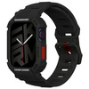 Skinarma pasek+etui Mecha 2in1 Apple Watch 45/44mm czarny/black