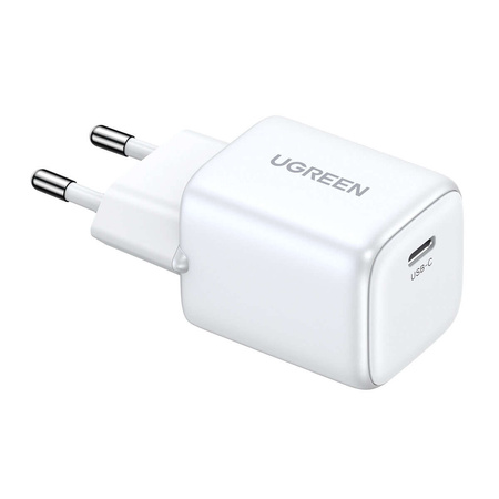 GaN USB C 30W PD Ugreen Nexode Mini Schnellladegerät - Weiß