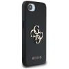 Etui Guess PU Grained 4G Metal Logo na iPhone 16e - czarne