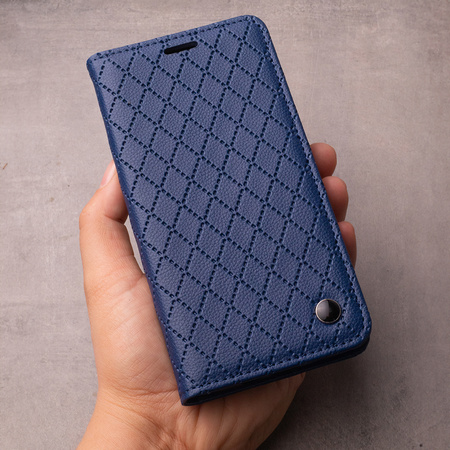 Etui Smart Caro do Motorola Moto E22 / E22i  granatowe