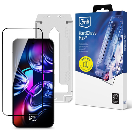 Szkło hartowane 3MK HardGlass Max        z aplikatorem do Google Pixel 10/10 Pro