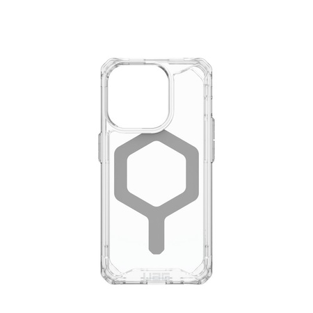 Etui UAG Plyo MagSafe do iPhone 15 Pro - przezroczysto-srebrne