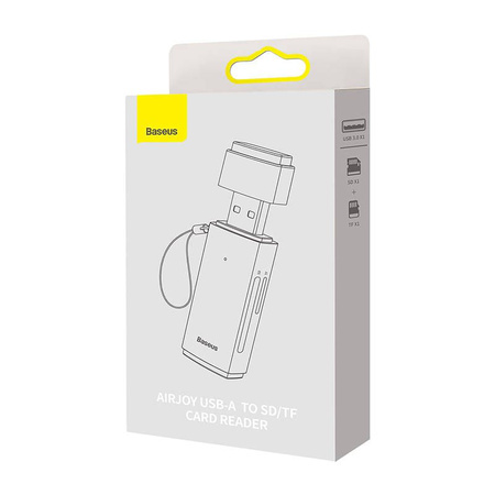 Baseus Lite Series Adapter SD/TF USB Kartenleser grau (WKQX060013)