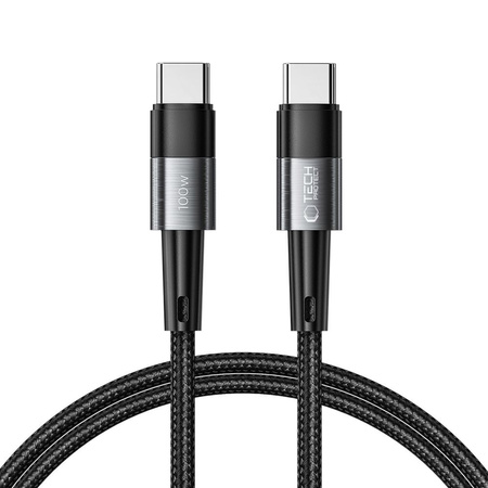 Kabel 5A PD100W 1m USB-C - USB-C Tech-Protect Ultraboost szary