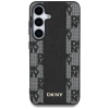 DKNY Leather Checkered Pattern MagSafe Case for Samsung Galaxy S25 Black