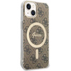 Guess GUHMP14MH4STW iPhone 14 Plus 6.7" Braun/Braun Hardcase 4G MagSafe