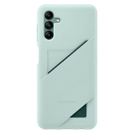 Samsung Card Slot Cover etui do Samsung Galaxy A04s silikonowy pokrowiec portfel na kartę zielony (EF-OA047TGEGWW)