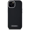 Karl Lagerfeld FW Metal Plate MagSafe iPhone 15 Case - Black