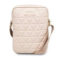 Guess Quilted Tablet Bag - Torba na notebooka / tablet 10" (różowy)