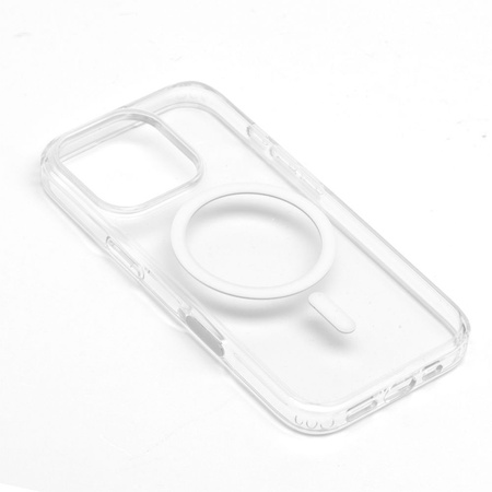 Futerał nieżółknący Clear Elite Mag Cover kompatybilny z MagSafe i Camera Control button pasuje do IPHONE 16 PLUS transparent