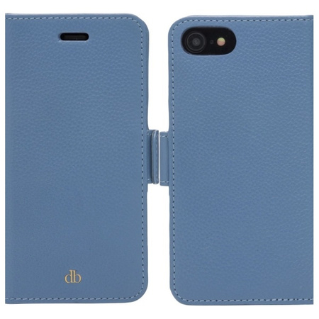 Etui dbramante 1928 New York 2w1 Wallet do iPhone 7/8/SE 2020/SE 2022 niebieski/marine blue