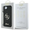 Guess Fixed Glitter Big 4G case for iPhone 16e - black