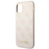 Guess 4G Metal Gold Logo – Etui iPhone 11 (różowy)