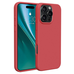 Nakładka Etteri Silicone Case do iPhone 16 Pro 6,3" malinowa