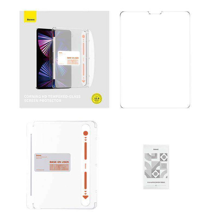 Szkło Hartowane IPAD PRO 12.9 2020 / 2021 / 2022 Szkło Hartowane Baseus Clear